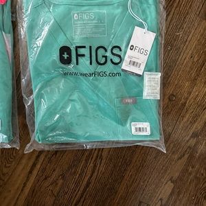 Figs Surgical Green Scrub Set Size Large
